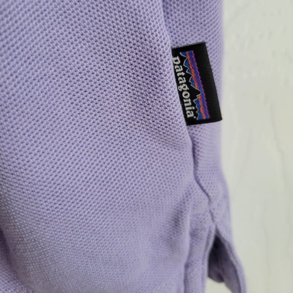 Men's Patagonia Purple Polo - Picture 5 of 5